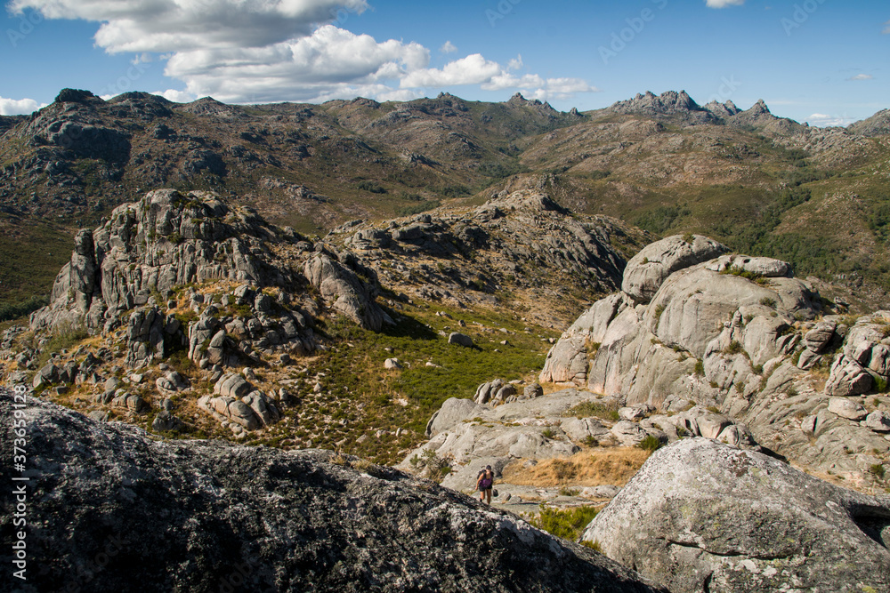 Wide view from above the mountain top