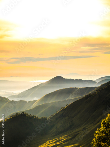 sunset over the mountains © Samuel