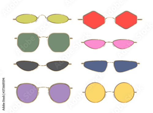 Matrix trendy sunglasses.