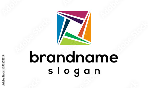 Free Download Modern colorful business logo design vector - GFXLoad