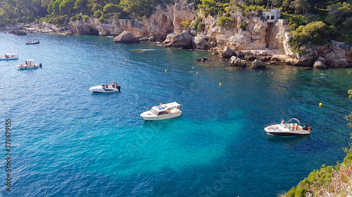 Landscape in the Cap d'Antibes, South of France