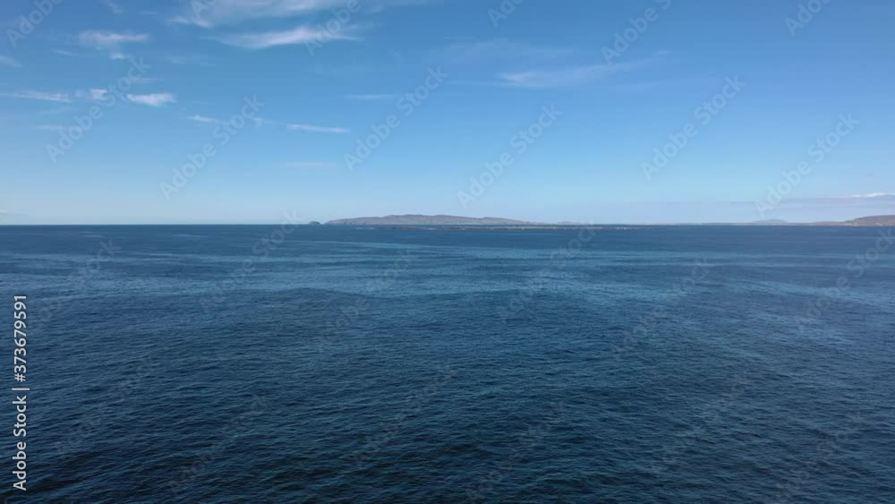 Flying towards Arranmore Island in County Donegal - Ireland Flying towards Arranmore Island in County Donegal - Ireland