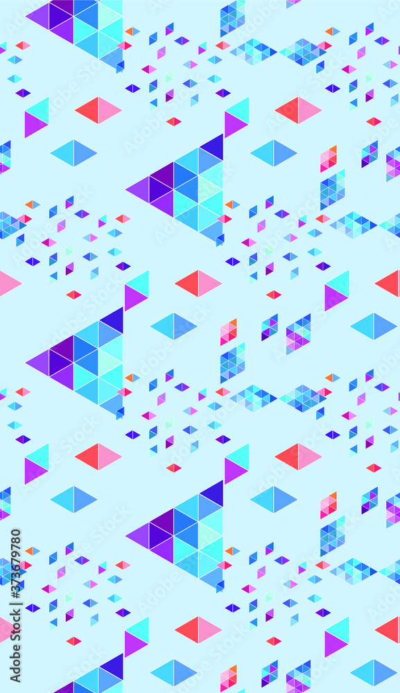Seamless pattern in summer colors. Seamless pattern in summer colors.