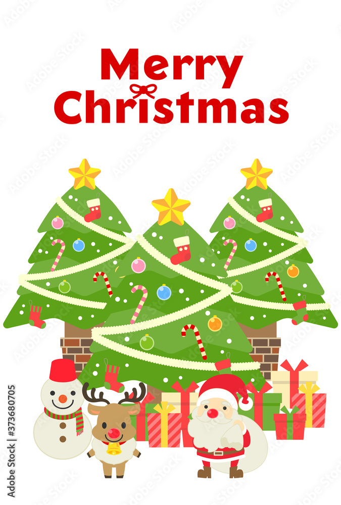 クリスマスカード素材 クリスマスカード素材