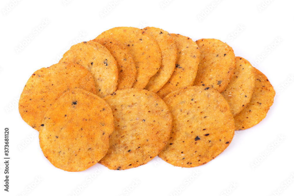 Heap of round nachos Heap of round nachos
