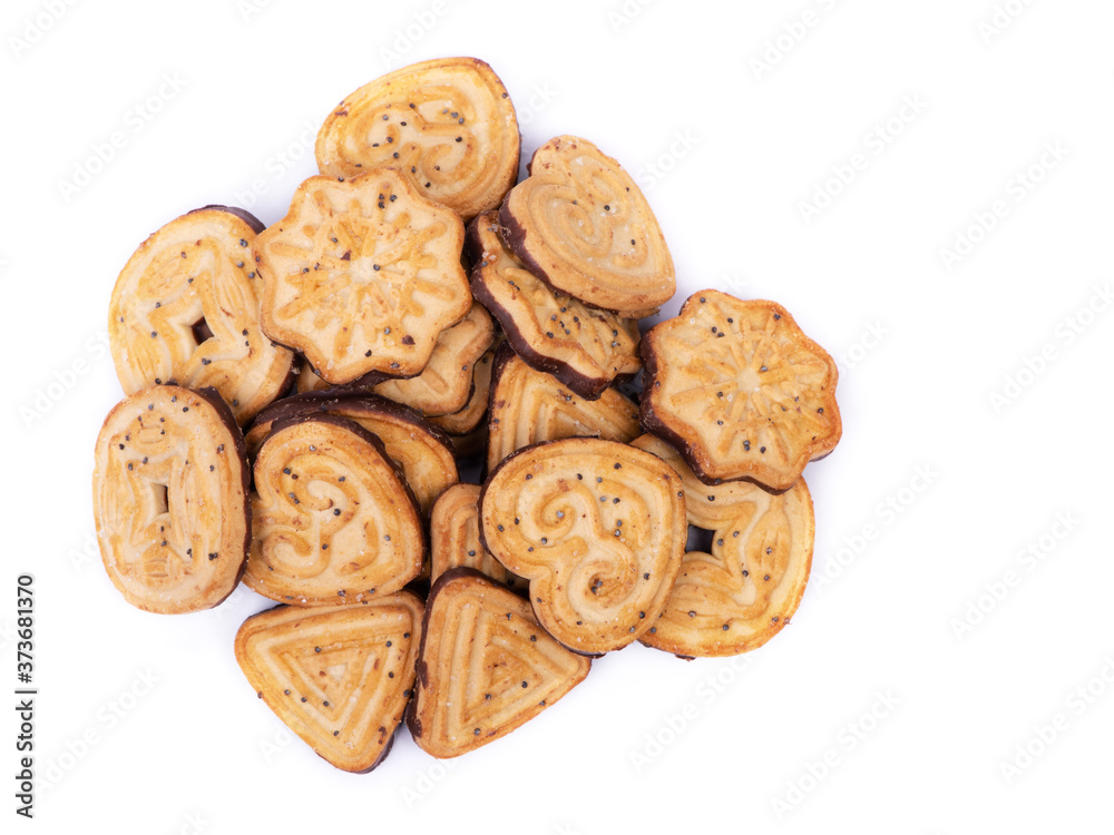 Group of different shape cookies Group of different shape cookies