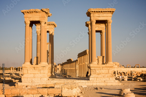 Palmyre Syria 2009 The ruins of an ancient city dating from the Roman period photo