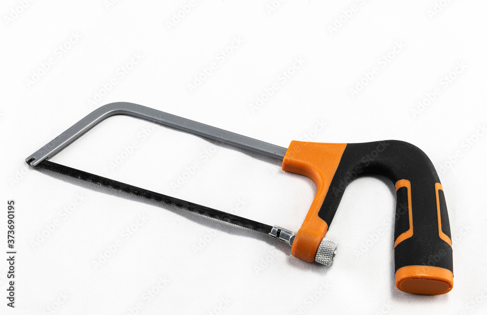 Hack saw on a white background Hack saw on a white background