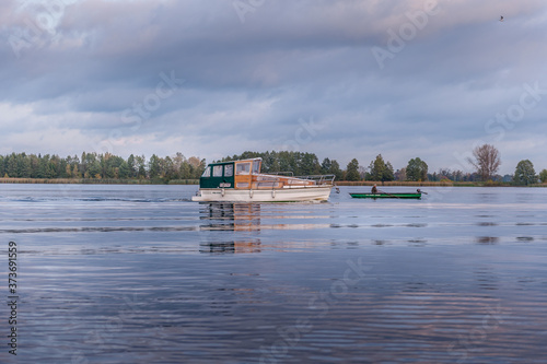 Serock, in the north bank of the Zegrze lake in the Legionowo County, Masovian Voivodeship, Poland, around 40 kilometres north of Warsaw, Poland