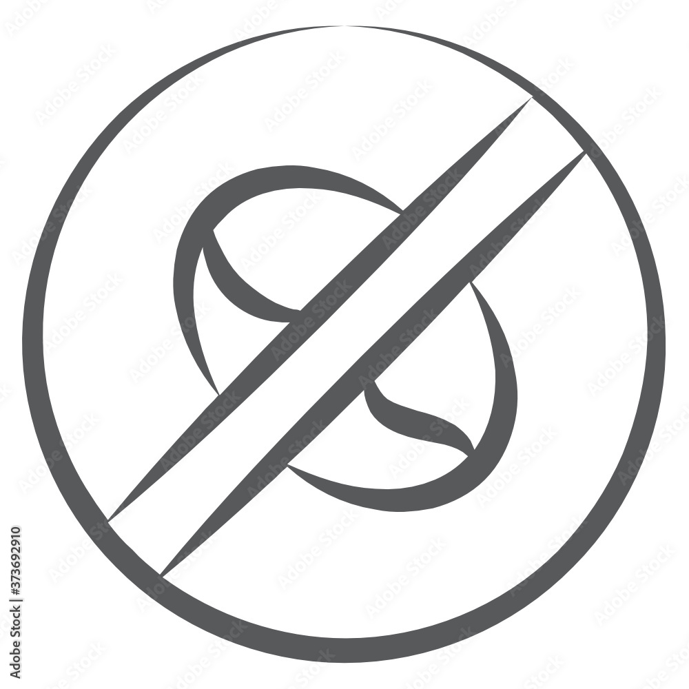 Soap forbidden vector, cross on hygiene soap
Soap forbidden vector, cross on hygiene soap