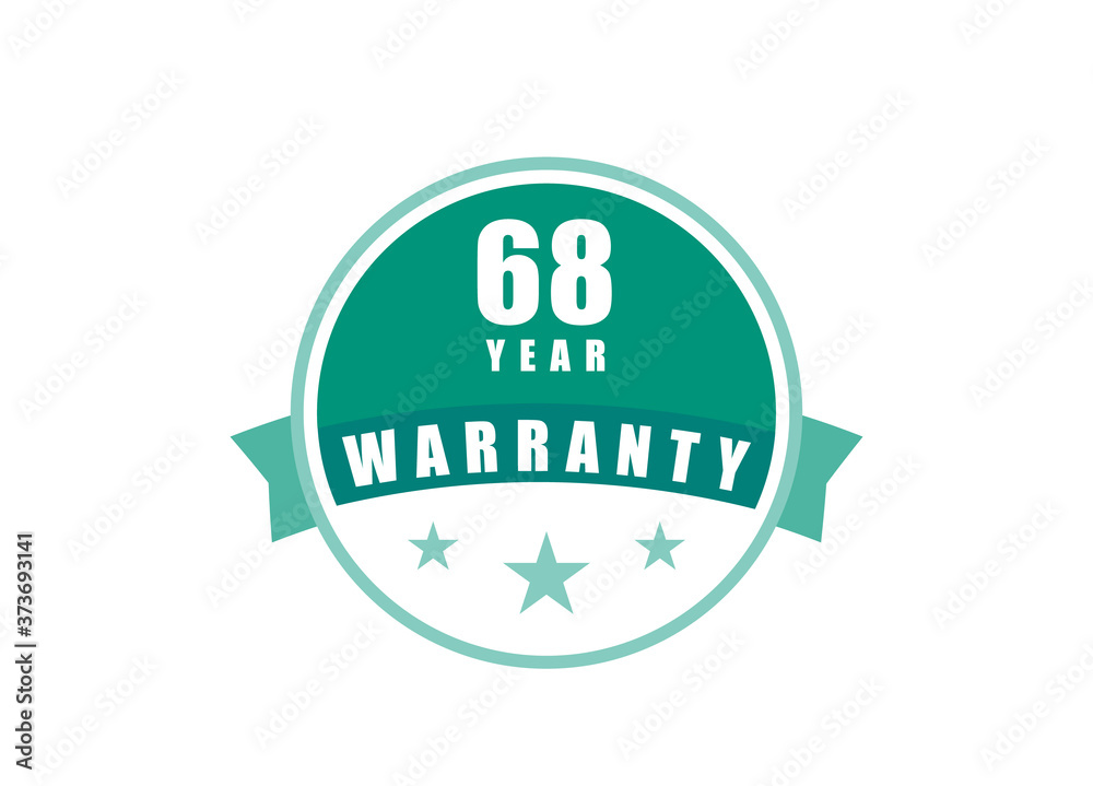 68 Year Warranty image vectors 68 Year Warranty image vectors