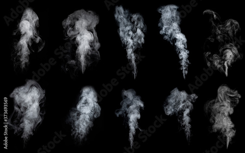 A large amount of smoke is taken  with many options available in various graphic