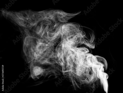 Fototapeta Naklejka Na Ścianę i Meble -  A large amount of smoke is taken  with many options available in various graphic