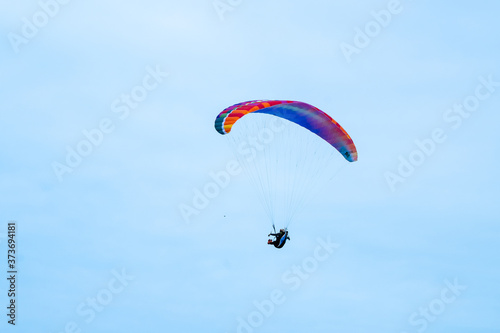 Paragliding in the Sky
