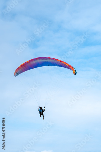 Paragliding in the Sky