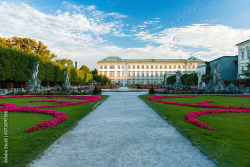 Mirabell Palace was built in 1606 by prince-archbishop Wolf Dietrich for his beloved Salome Alt. Today, it serves as the backdrop for the most romantic weddings you could possibly imagine. photo