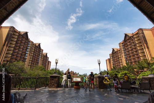 sky view on Aulani photo