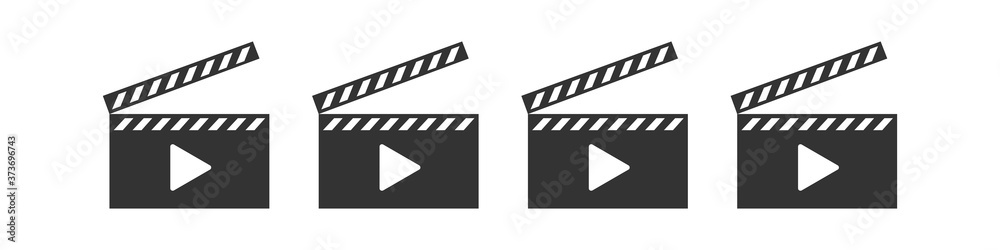 Film icon. Vector illustration. Movie icon