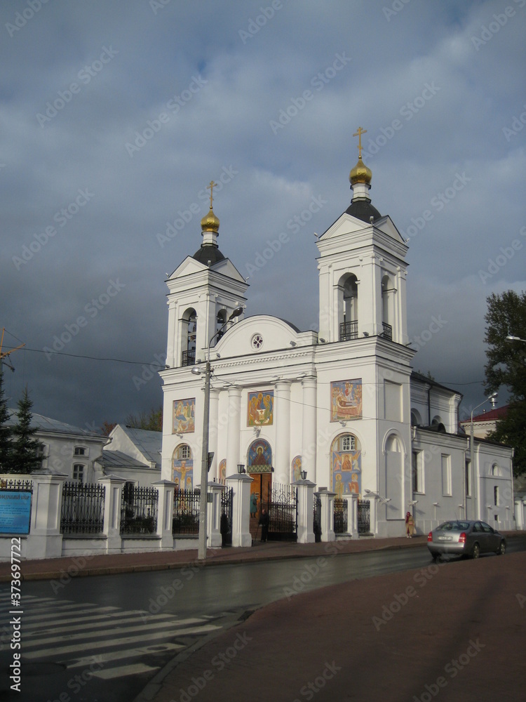 Big beautiful temple in Belarus