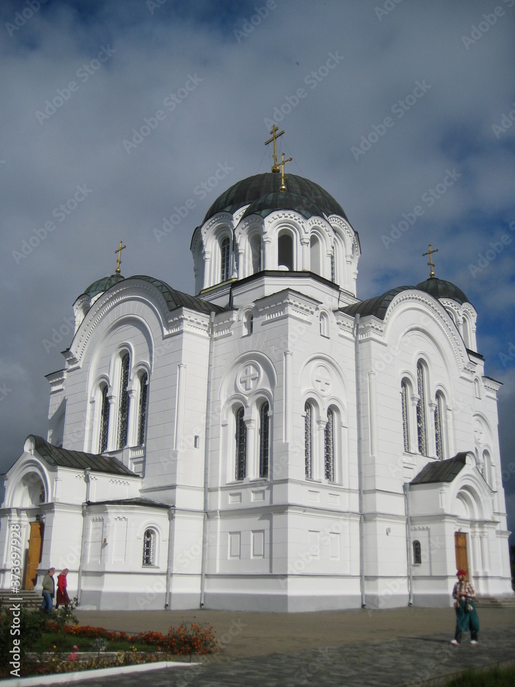 Big beautiful temple in Belarus