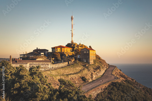 Castro de Santa Trega peak at the border between Spain and Portugal.