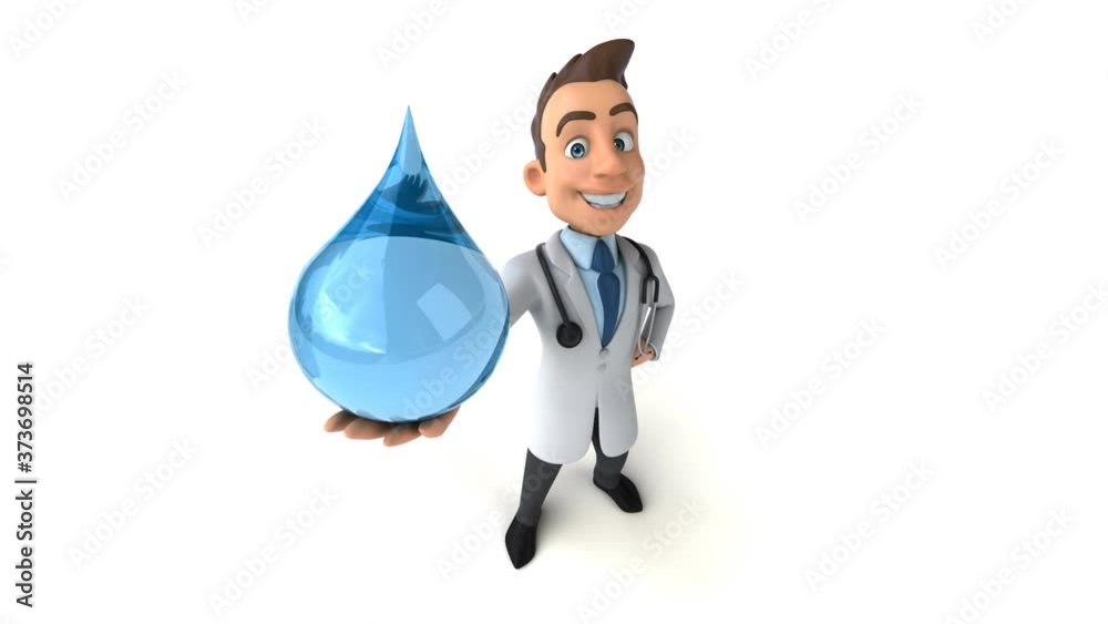 Fun 3D cartoon Doctor Fun 3D cartoon Doctor