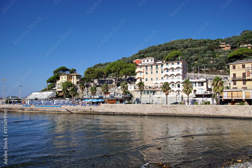 Recco, resort on shores of Mediterranean Sea, Italy Recco, resort on shores of Mediterranean Sea, Italy