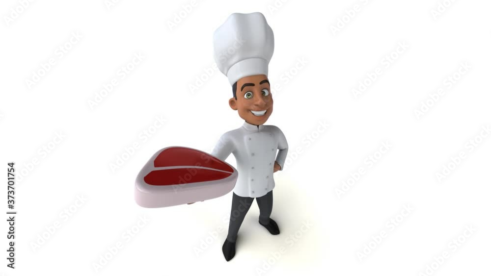 Fun 3D cartoon chef Fun 3D cartoon chef