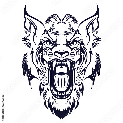 Bobcat Face 1 Color