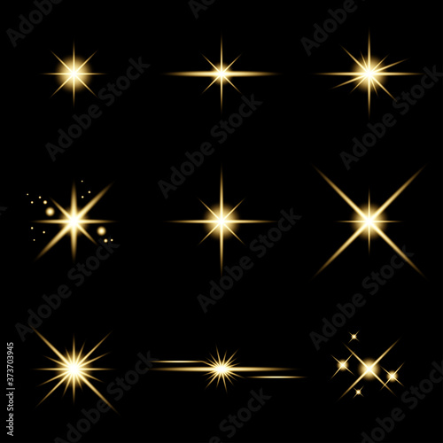 Glare star sparkling Light Effect Set