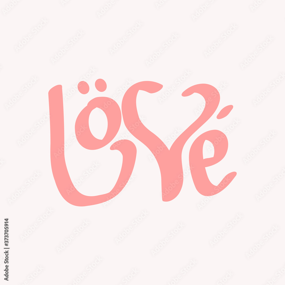 Love me text quote design with pink color. Love me text quote design with pink color.