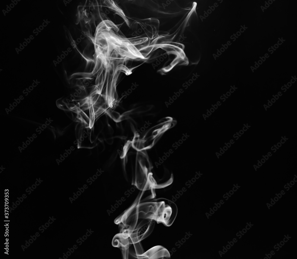 custom made wallpaper toronto digitalabstract fragment movement of white smoke on black background.