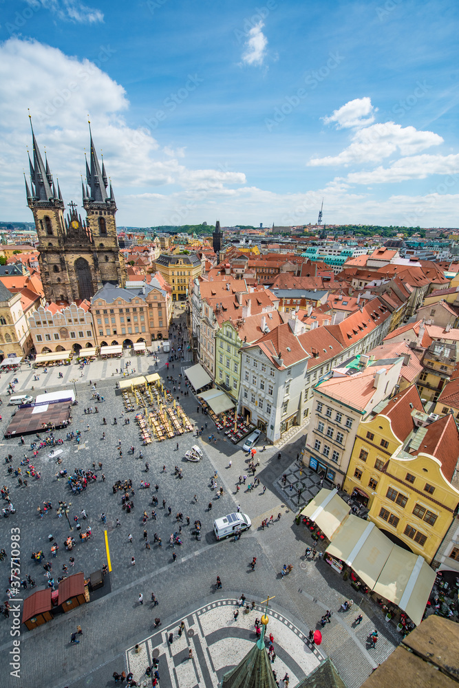 Obraz premium Old Town Square in Prague, Czech Republic.