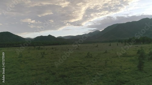 landscape with clouds