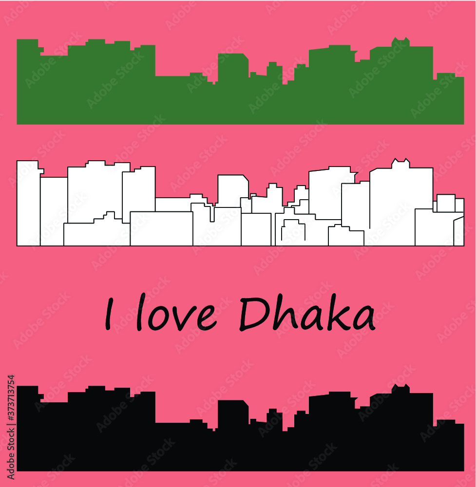 Dhaka, Bangladesh skyline