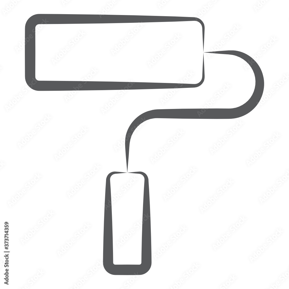 Trendy vector design of paint roller icon
Trendy vector design of paint roller icon