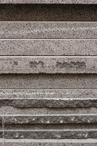 Texture of gray basalt stone