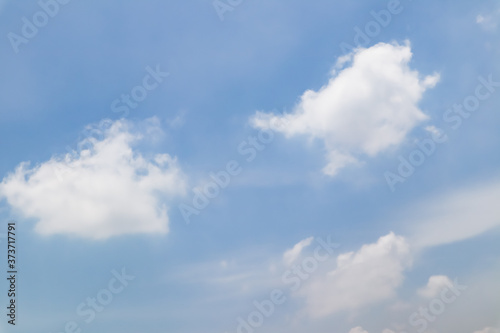 blue sky with clouds