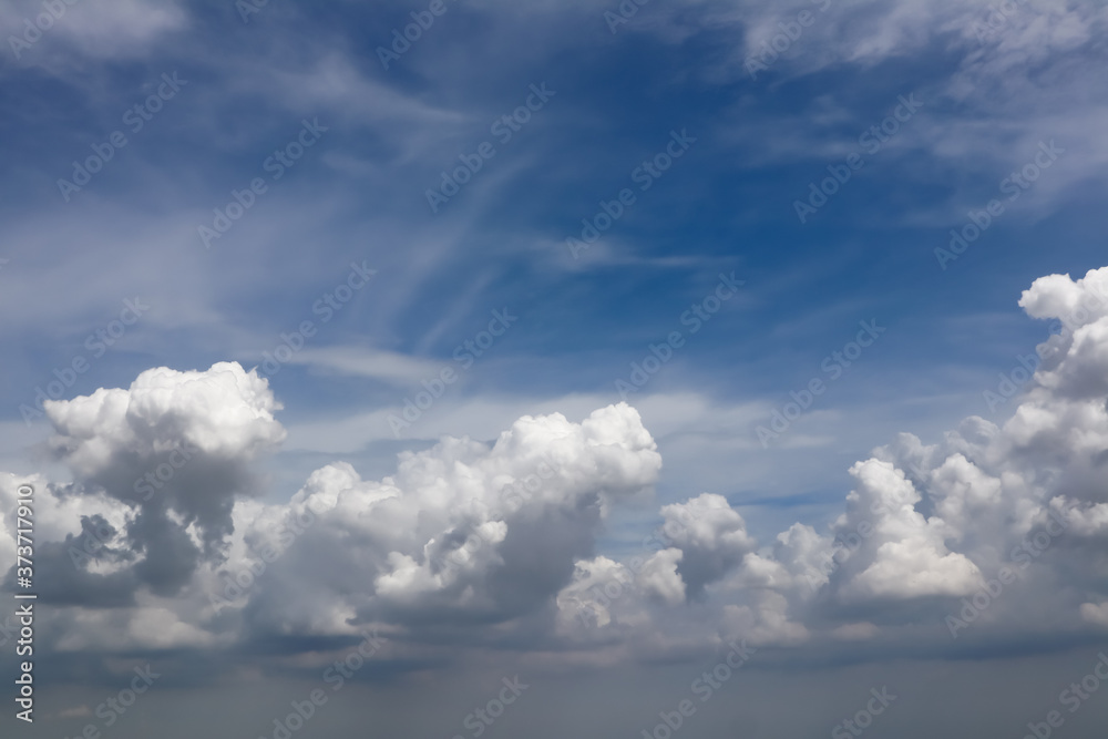 Obraz premium blue sky with clouds