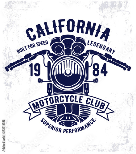Motorcycle theme vector  typography and illustrations, for  t-shirt prints and other uses.