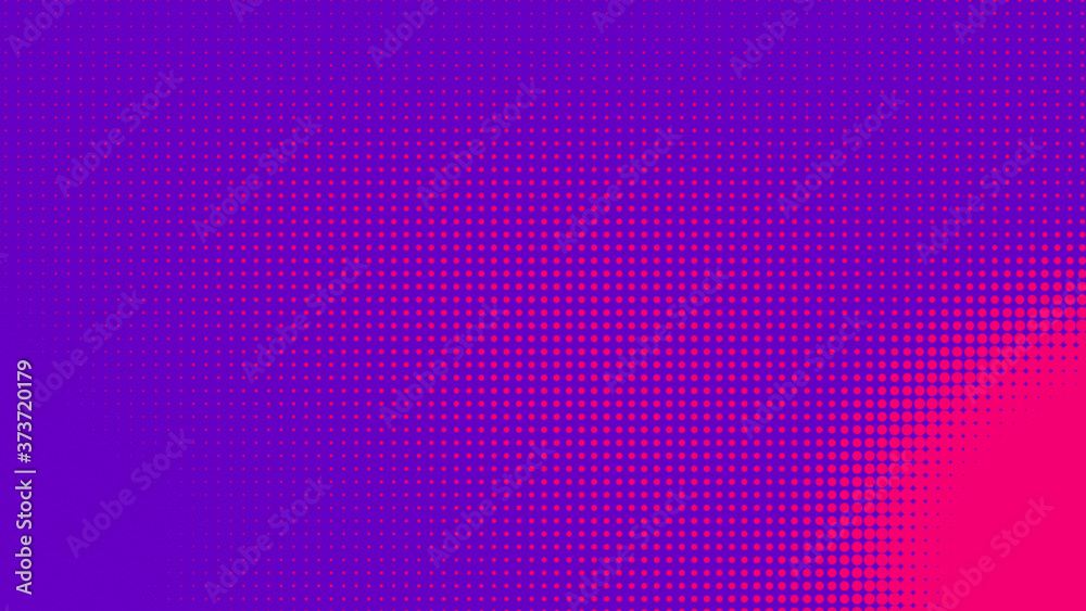 Dots halftone purple pink color pattern gradient texture with technology digital background. Pop art comics with nature graphic design. Dots halftone purple pink color pattern gradient texture with technology digital background. Pop art comics with nature graphic design.