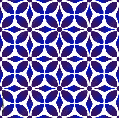 porcelain pattern, ceramic seamless decor, blue and white modern background for design, chinaware, pottery, earthenware, mosaic, texture, indigo, textile, batik, beautiful China wallpaper, vector
