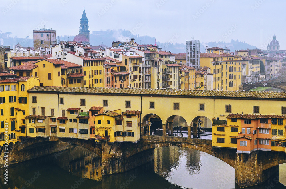 Beautifull view of Ponte Vecchio from Ufizzi Gallery
