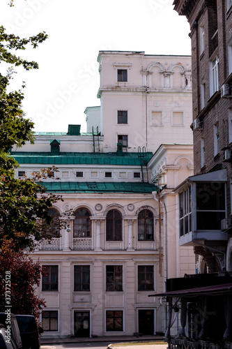 Buildings of the city of Donetsk. 25.08.2020. Peaceful Donbass.