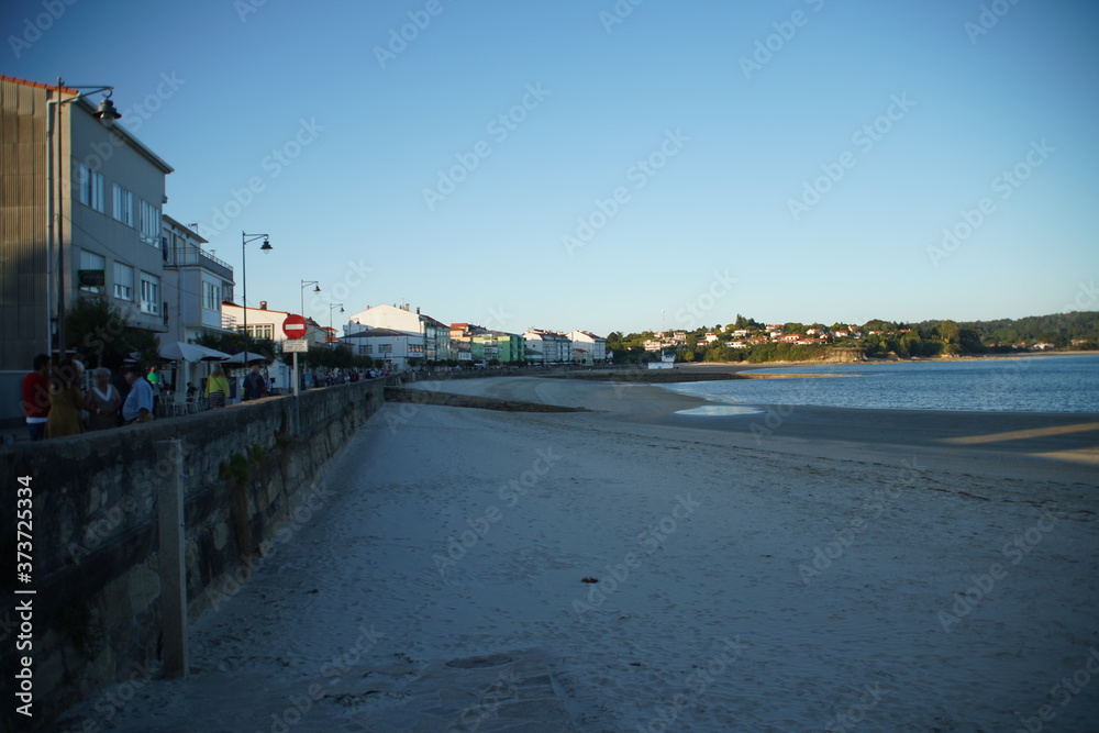 Ares, coastal village in Ferrol. Galicia,Spain