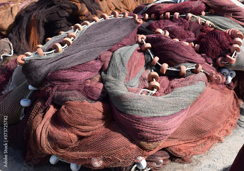 fishing nets and floats