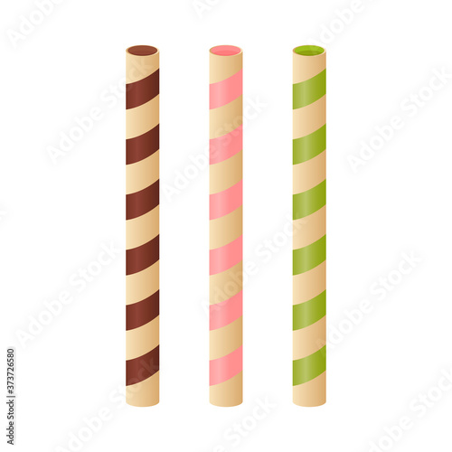 Chocolate sticks. Dipped stick. Dipped stick pattern vector. chocolate dipped cookie sticks. Matcha and strawberry sticks.