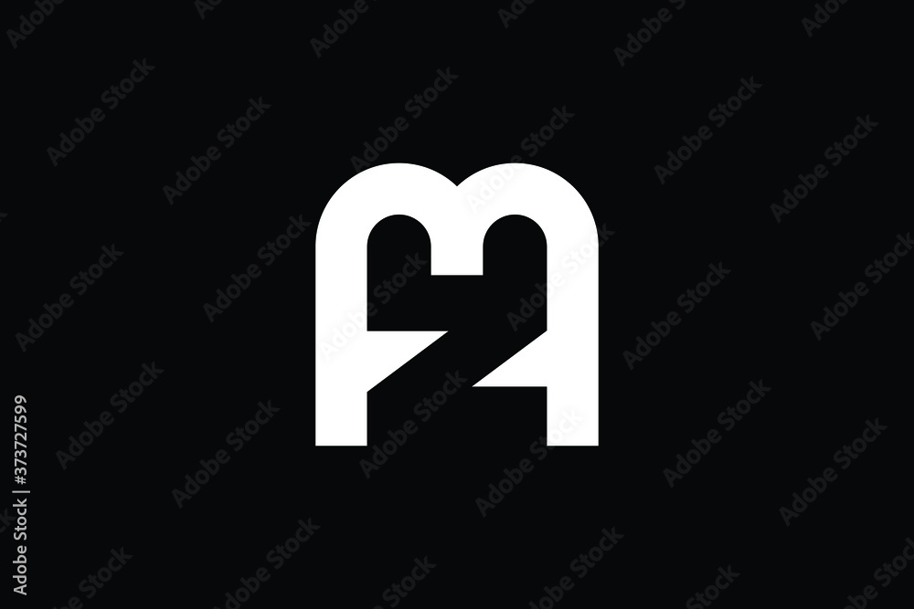 Minimal Innovative Initial ZM logo and MZ logo. Letter ZM MZ creative elegant Monogram. Premium Business logo icon. White color on black background Minimal Innovative Initial ZM logo and MZ logo. Letter ZM MZ creative elegant Monogram. Premium Business logo icon. White color on black background