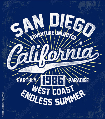 Vintage theme typography for t shirt prints, posters and other uses.