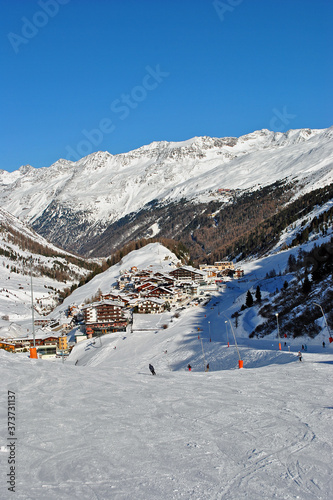 Obergurgl Hochgurgl Otztal Ski resort in the Western Tyrol Austrian Alps Austria